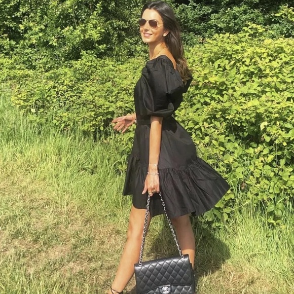 H&M Conscious Puff-Sleeved Cotton Dress - Picture 6 of 14